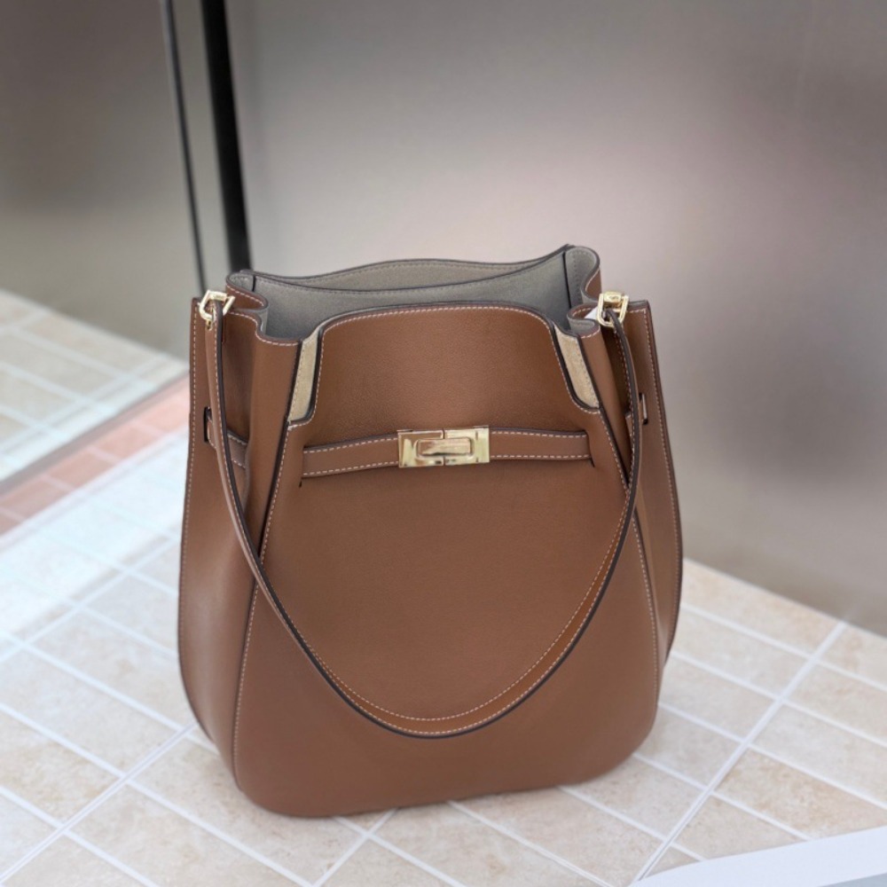Luxury Bags Leather - Nuova Borsa a Secchiello Stile Old